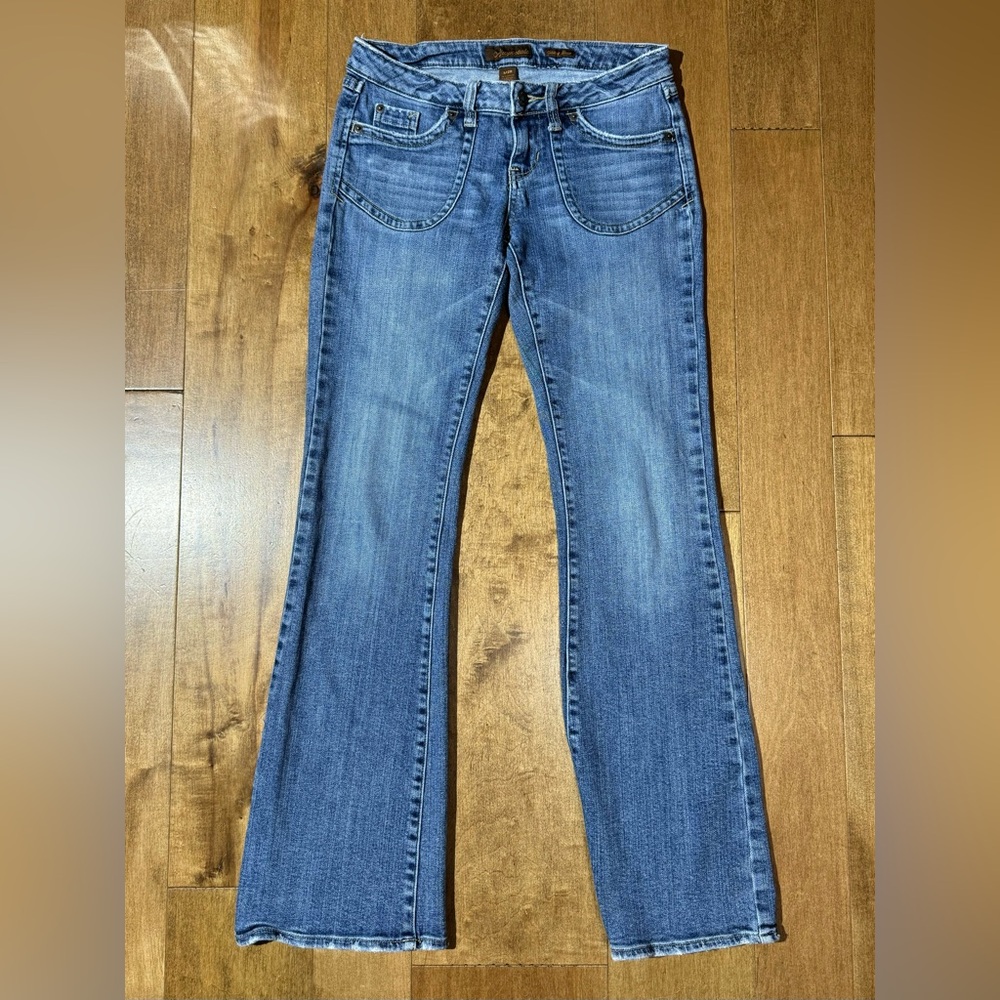 Aeropostale Vintage Skinny Flare Leg Denim Jeans Women’s Sz 1/2R Regular Y2K